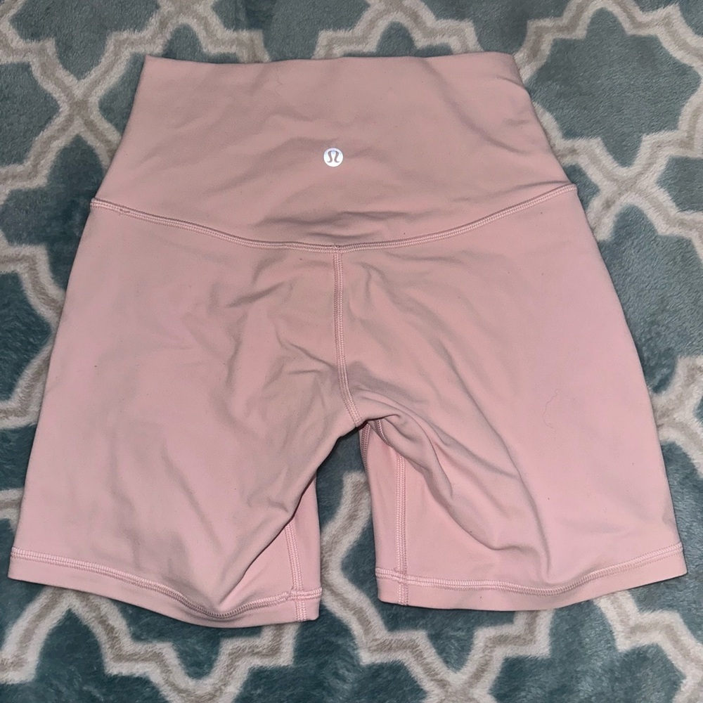 lululemon athletica Women's Pink High-Waisted Shorts